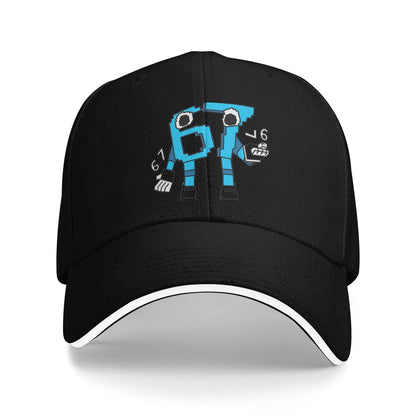 67 Six Seven 6-7 Baseball Cap Popular Steal Brainrot Gaming Meme
