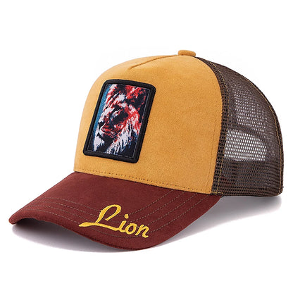 Kangaroo Pattern Patch Design Suede Baseball Cap For Men Women ﻿
