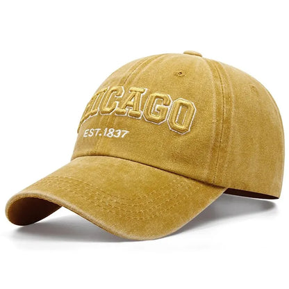 New Letter CHICAGO Baseball Cap Men Women