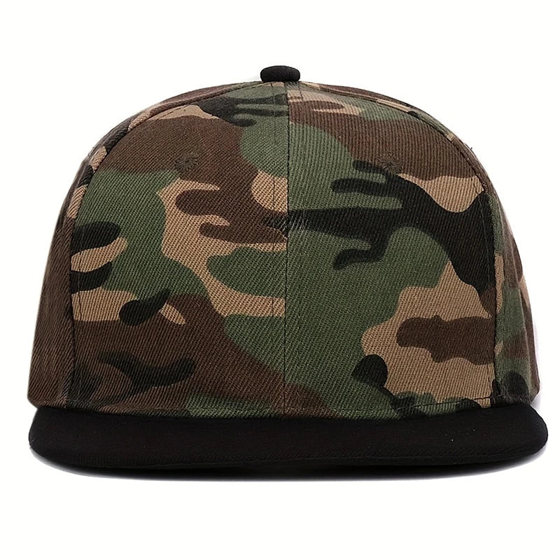 Unisex Light Plate Camouflage Hip-Hop Hats Baseball Caps Sunscreen Hat Snapback Caps