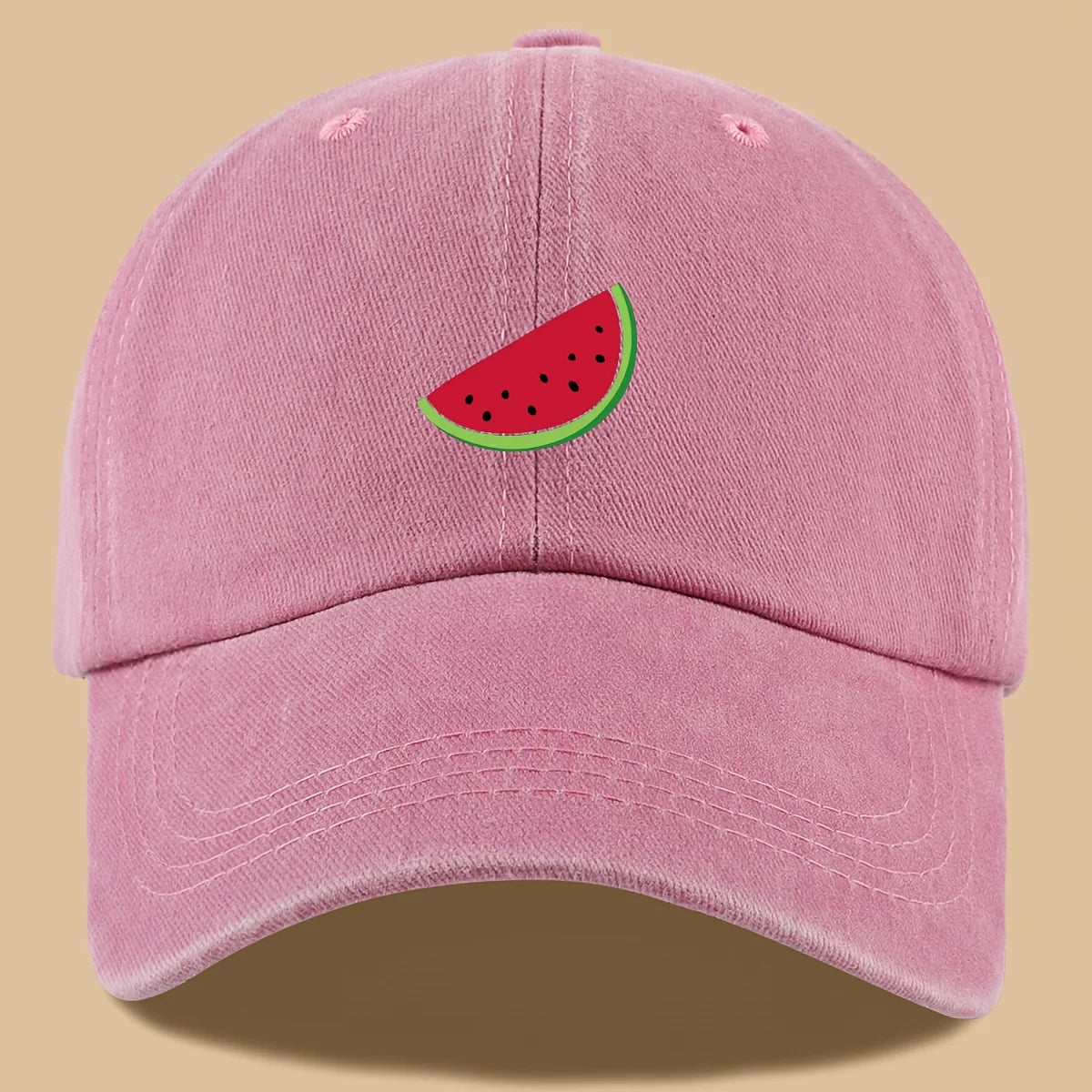 Watermelon Print Baseball Cap