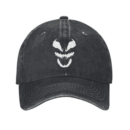 Black Spider Web in Action Men Women Baseball Caps