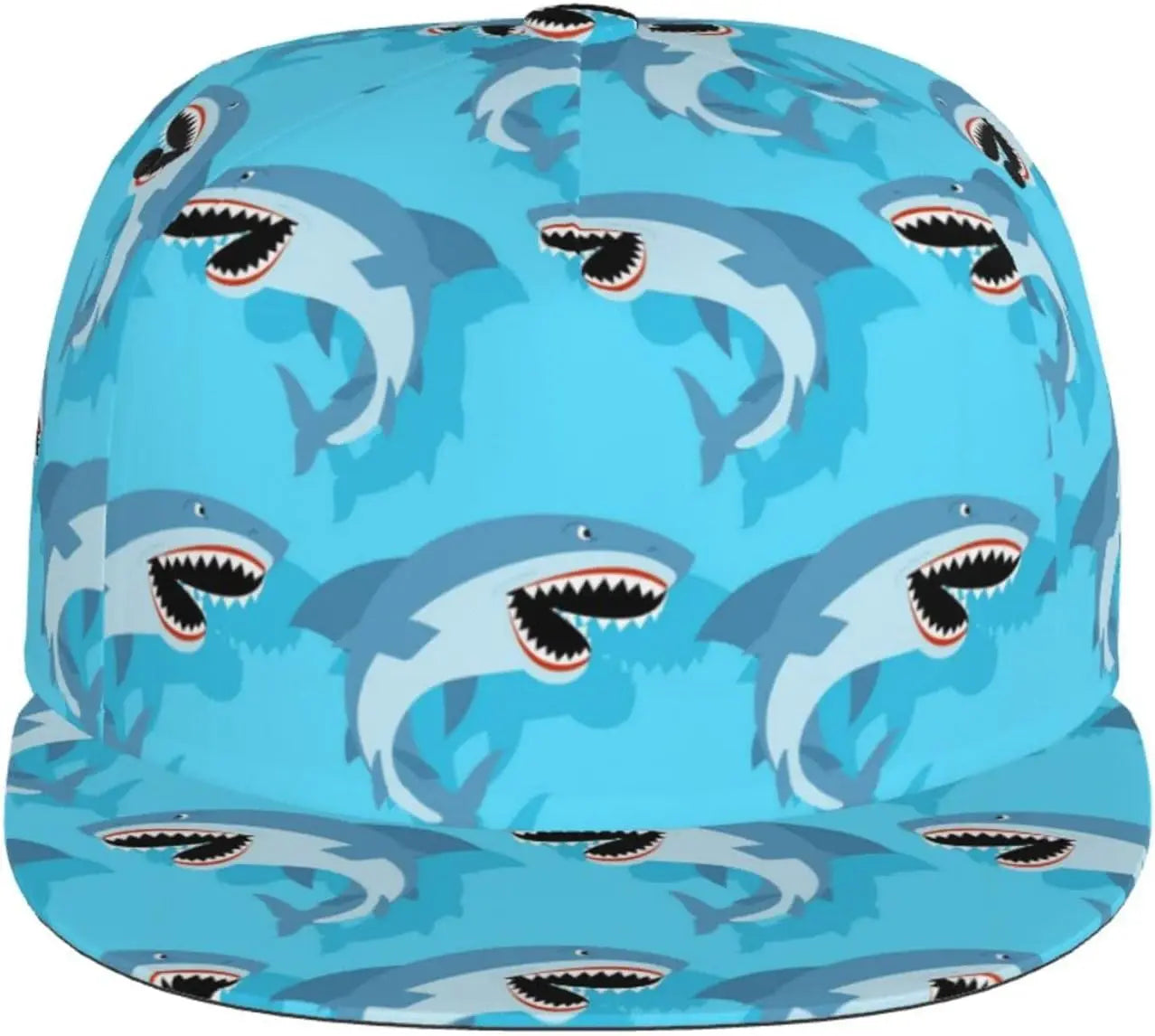 Funny Sharks Baseball Cap Outdoor Ocean Shark Snapback Baseball Hat For Men Women
