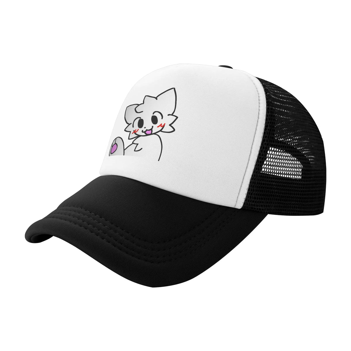 Boykisser Happy Paw Adjustable Mesh Baseball Hat