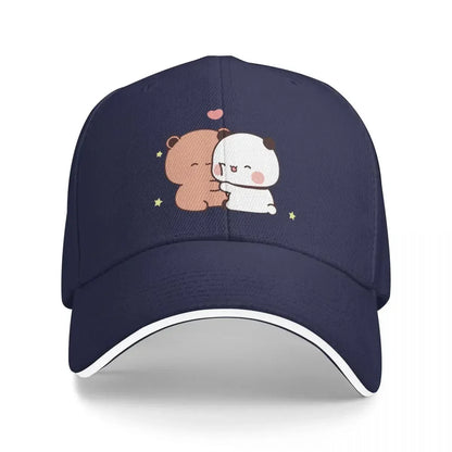 New DuDu Bear And BuBu Panda’s Love?? Baseball Cap