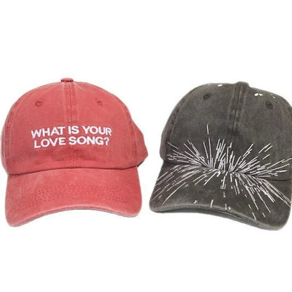 Embroidered Baseball Cap Concert Tour Sun Hat