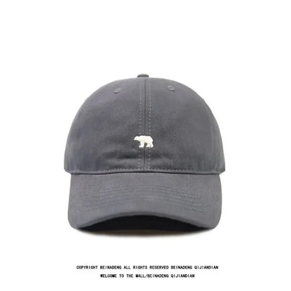 Cartoon Polar Bear Embroidery Baseball Cap