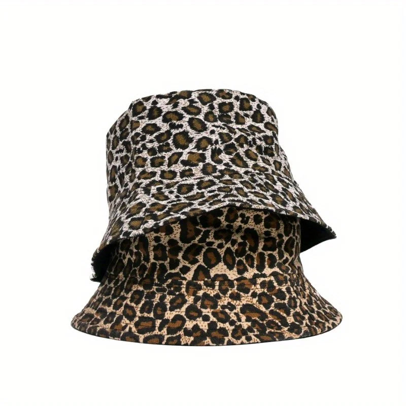 Leopard Print Bucket Hat