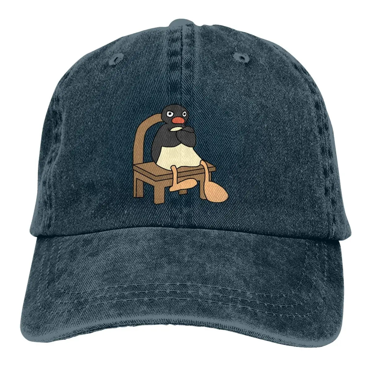 Pure Color Dad Hats Angry Pingu Women's Hat Sun Visor Baseball Caps Noot Pingu Pinga Penguin