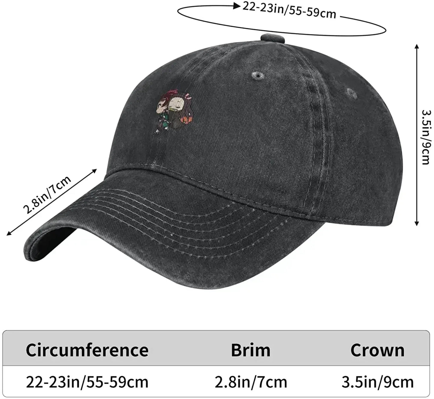 Japan Anime Hat for Adult Adjustable Baseball Cap