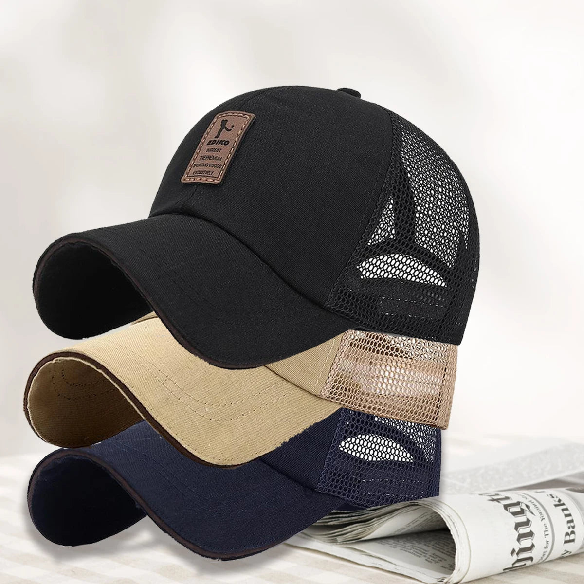 Breathable Mesh Quick Drying Baseball Cap Sunscreen Sun Hat Women Men