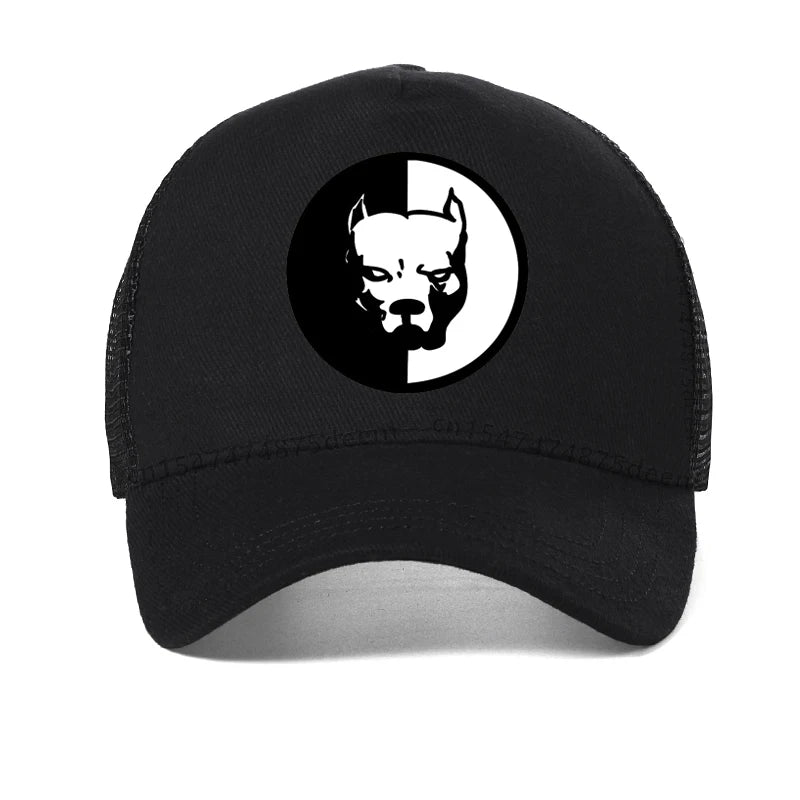 Pitbull Dog Mesh Baseball Cap