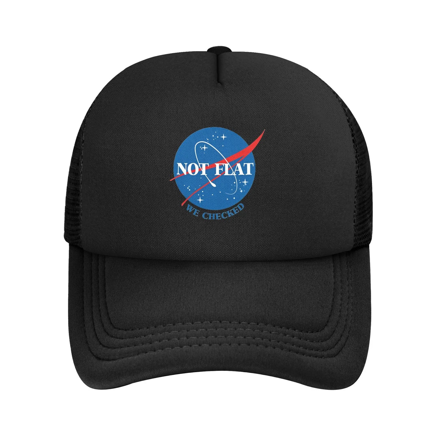 Nasa Logo US Flag Space Agency Mesh Baseball Caps Adult