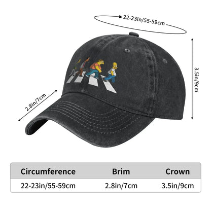 New The Be Sharps-The S-simpsons Cartoon Baseball Cap