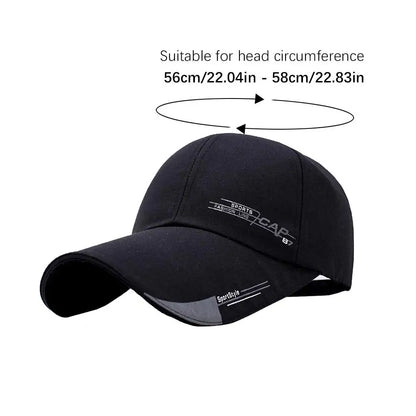 Baseball Cap Sports Cap Solid Color Sun Hat