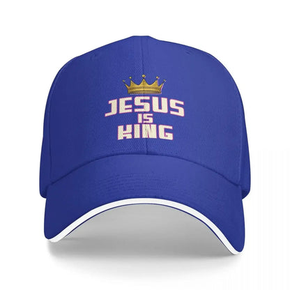 New Jesus Is My King Jesus Christ Washed Men's Baseball Cap