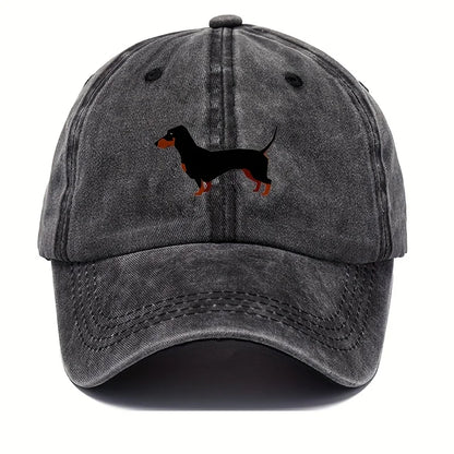 Retro Dachshund Baseball Cap For Both Men And Women