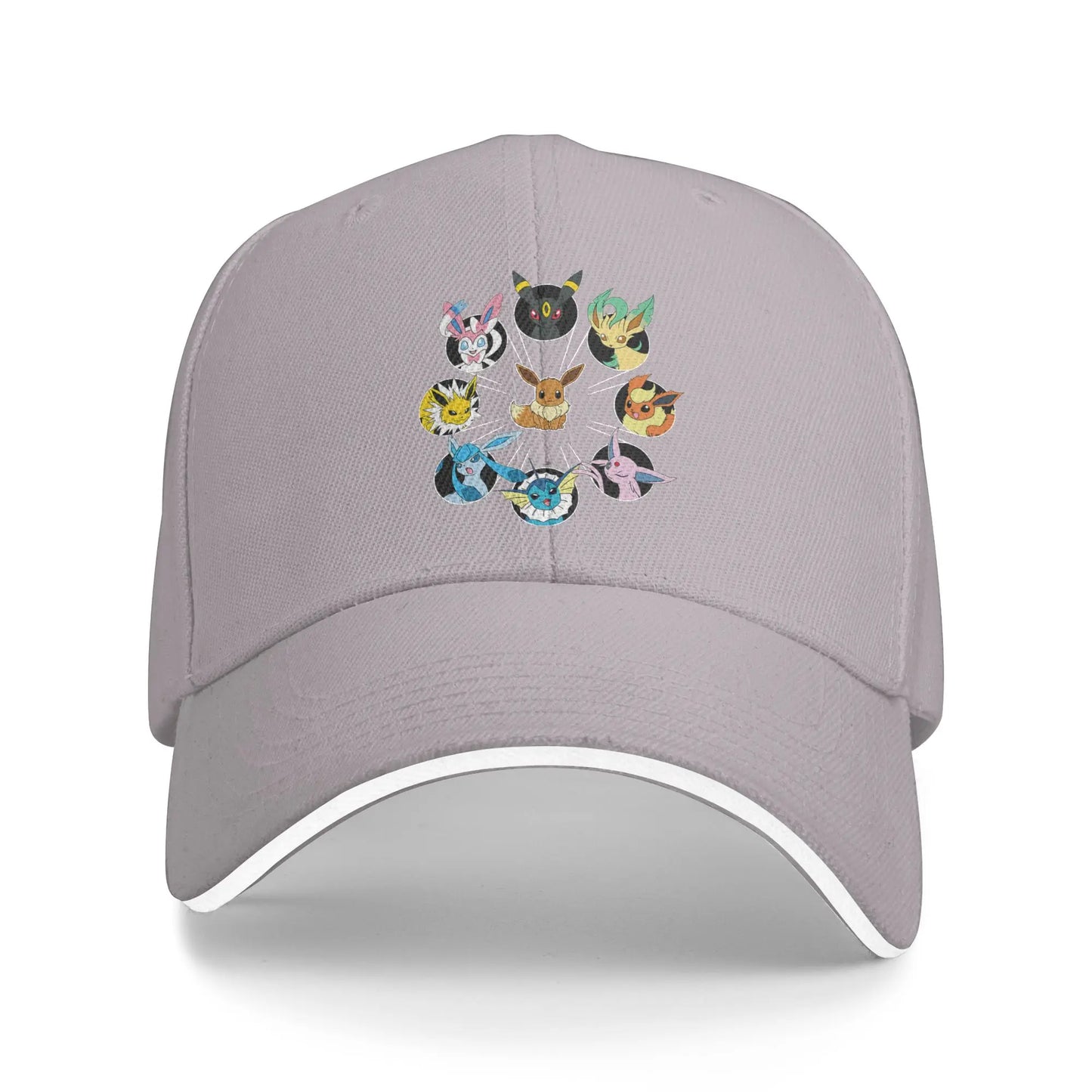 Pokemon Eevee Evolution Circle Casual Baseball Cap