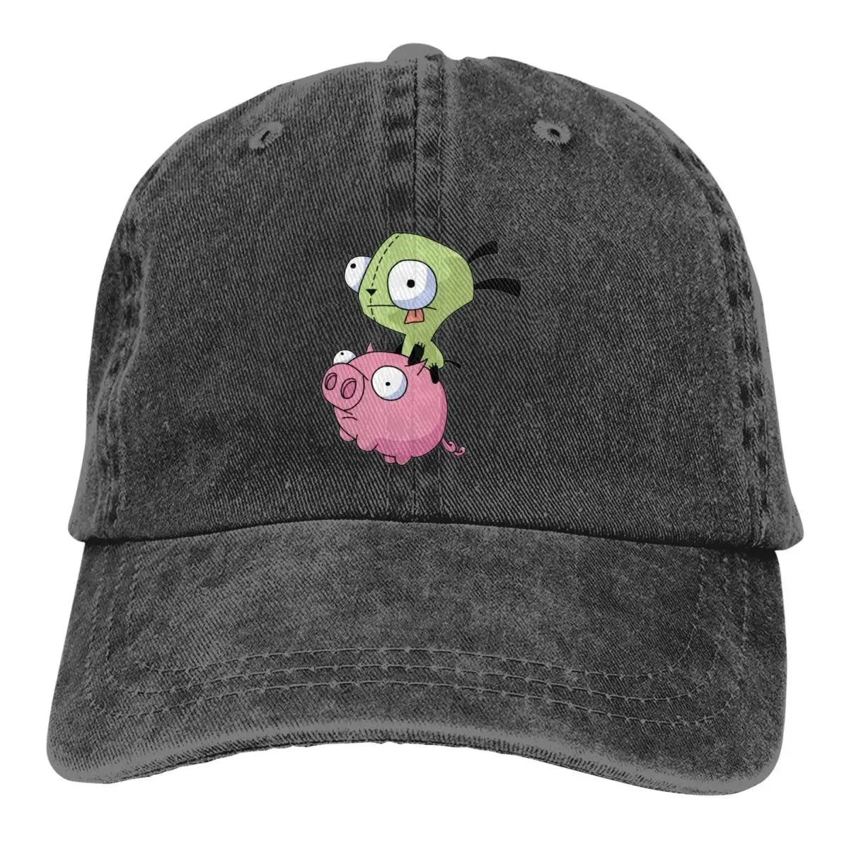 Gir Riding A Pig Invader Zim Merch Unisex Baseball Cap