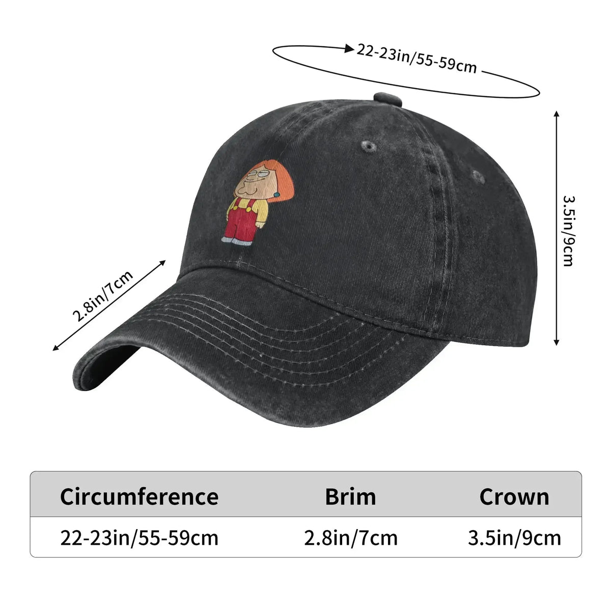 aFamilies Cartoon Peter Lois Stevie Baseball Caps