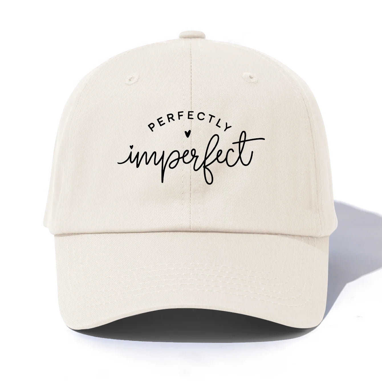 PEEFECTLY IMPERFECT Print Baseball Cap For Adults