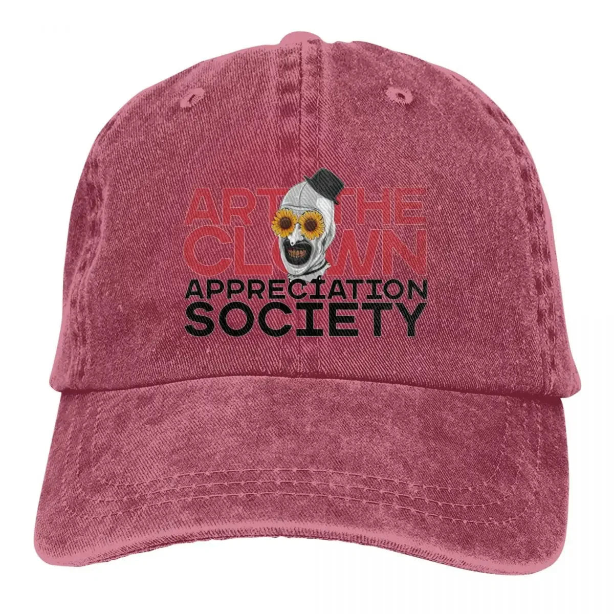 Vintage Terrifier 2 Art The Clown Appreciation Society Baseball Cap