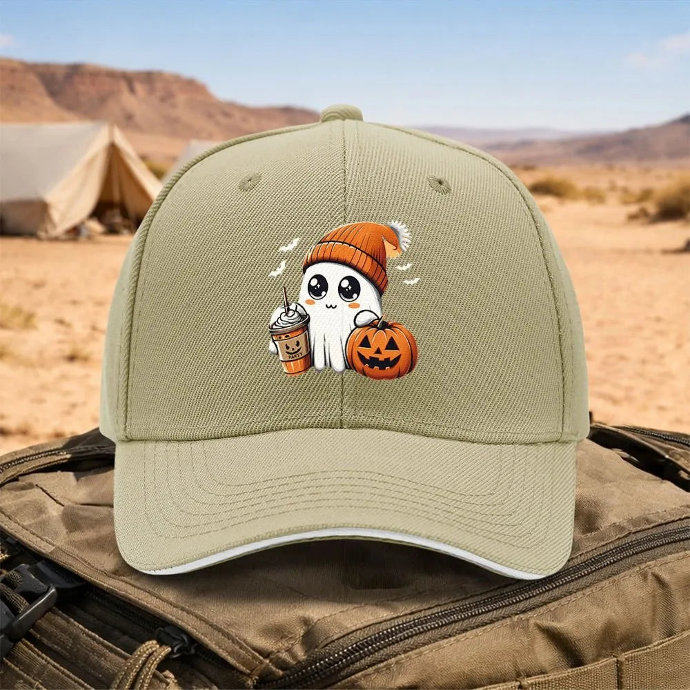 Pumpkin Spice Print Adjustable Baseball Cap