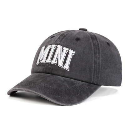 Unisex Parent Child 3D MAMA/MINI Embroidery Wash Baseball Caps Spring Autumn