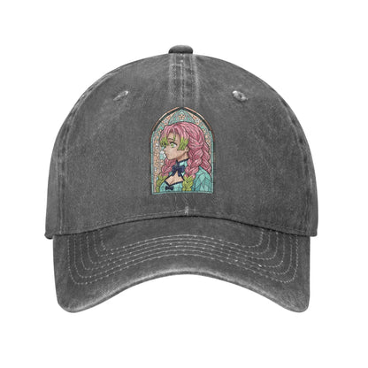 Pure Color Dad Hats Mitsuri Kanroji Baseball Caps