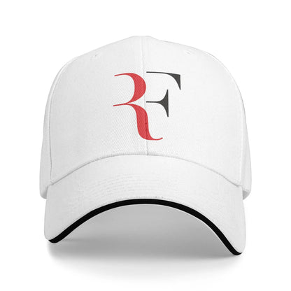 RF Roger Federer Style Sandwich Cap Adult Sport Baseball Cap