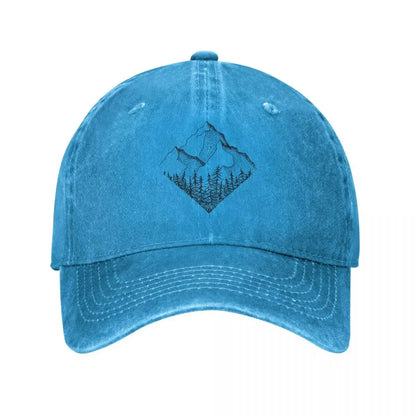 The Diamond Range Men Women Baseball Cap