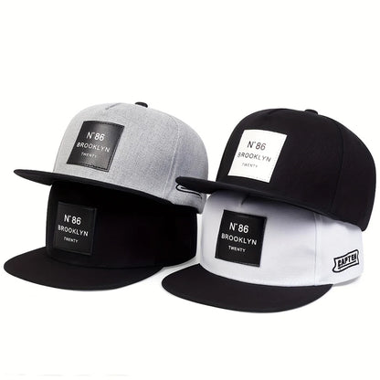 Fashion Men Women BROOKLYN Baseball Cotton Adjustable Snapback Hat Leather label N86 Hip Hop Caps Sun Hat