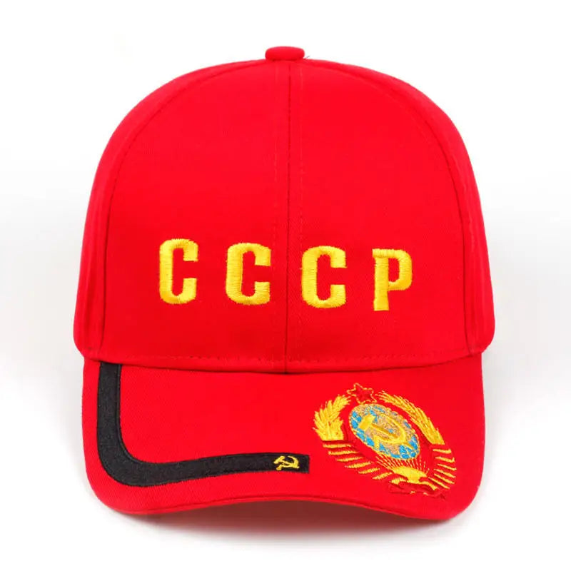 CCCP USSR Baseball Cap Cotton Russian National Emblem Embroidery For Men Women