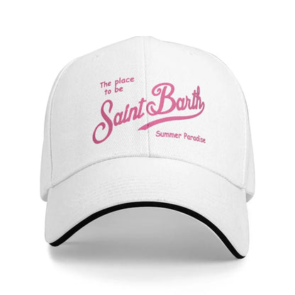 S-Saint Barth Casual Baseball Cap Fashion Outdoor Gym Trucker Hat Baseball Caps