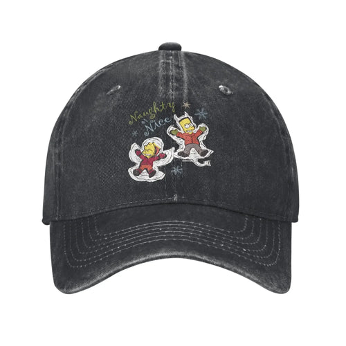 The S-simpson Bart and Lisa Christmas Summer Hip Hop Hats Baseball Caps