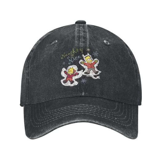 The S-simpson Bart and Lisa Christmas Summer Hip Hop Hats Baseball Caps