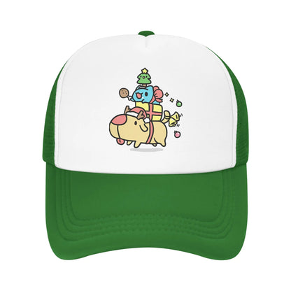 Men Women Bugcat Capoo Bug Cat Trucker Caps Mesh Baseball Cap
