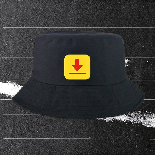 Red Arrow Print Fisherman Hat Bucket Hat