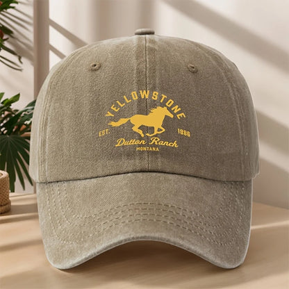 Yellowstone Horse Print Baseball Cap