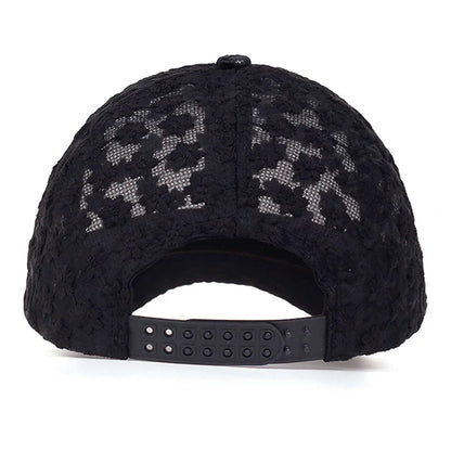 Unisex M Label Lace Breathable Baseball Net Caps Hip Hop Cap Spring Summer
