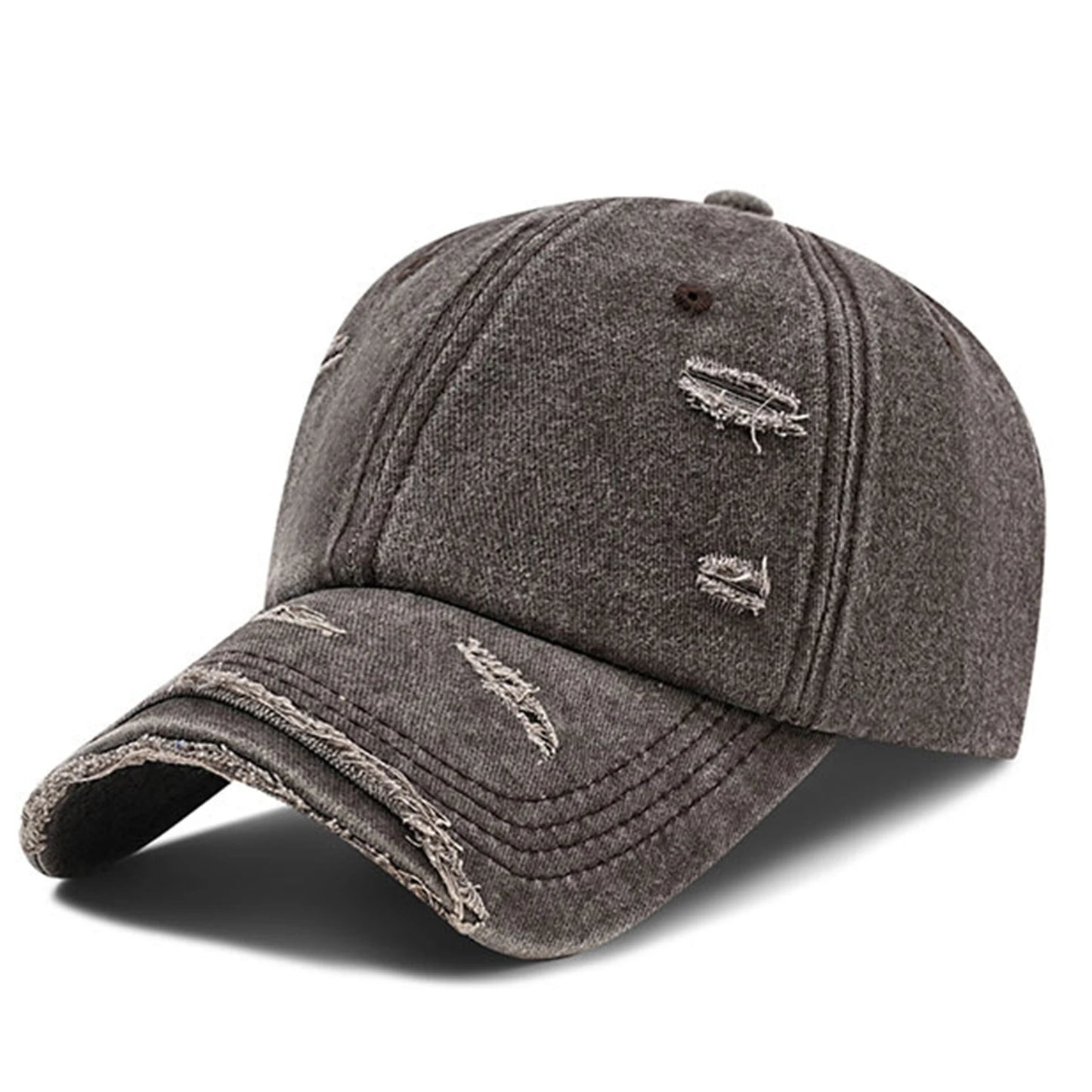 Distressed Vintage Washed Cotton Breathable Lightweight Baseball Cap