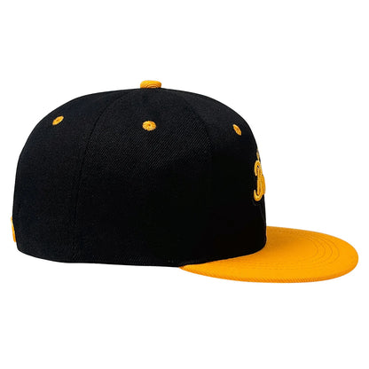 Letter Embroidered Hip-Hop Cap, Trendy Snapback Cap