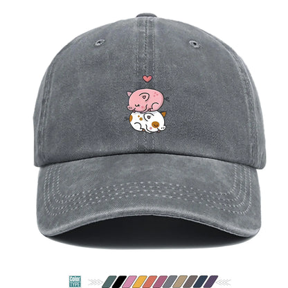 Cute Pig Print Baseball Cap