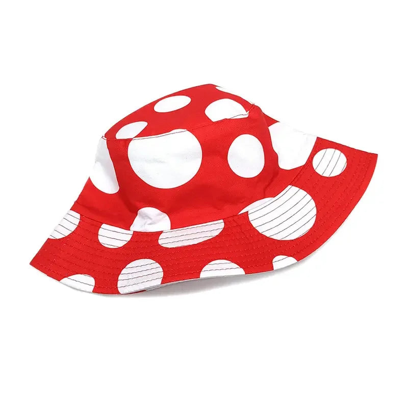 LDSLYJR Four Seasons Polyester Cartoon Print Bucket Hat