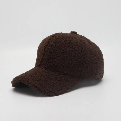 Winter Hats For Women Faux Fur Baseball Cap Female Outdoor