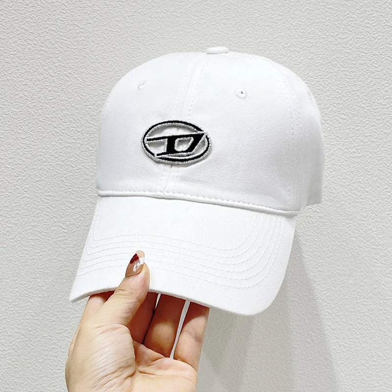 New Cute Cat Embroidery Soft Top Baseball Cap