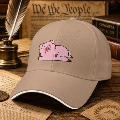Waddles The Pig Baseball Cap Gravitys Falls