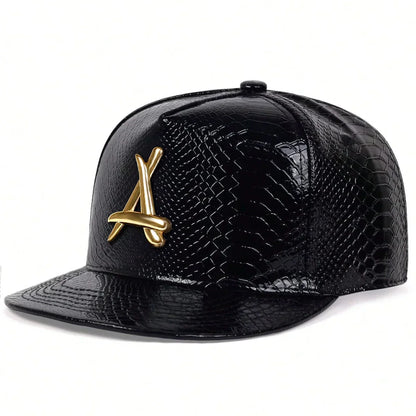 Unisex Personality A Letter Label Hip-hop Hats