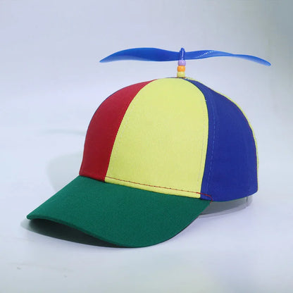 Helicopter Propeller Adventure Rainbow Bamboo Dragonfly Baseball Hat