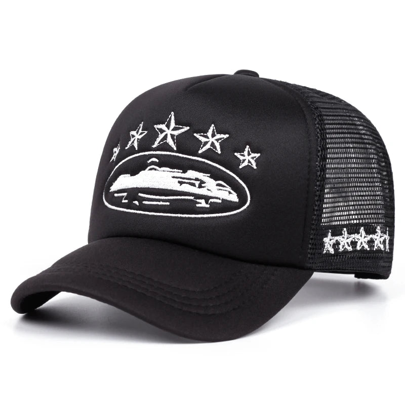 New Five Star Embroidered Men's Trendy Baseball Hat